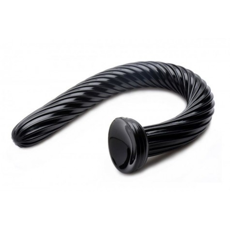 Большой анальный стимулятор-змея Hosed 19 Inch Spiral Anal Snake - 50,8 см.